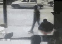 funny bank robbery gif.